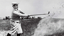 A person swinging a golf club

Description automatically generated